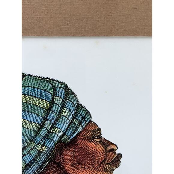 1990 Charles Bibbs “Patches” Large Framed, Matted & Signed Print 33”X26” 100/850 - Picture 5 of 8